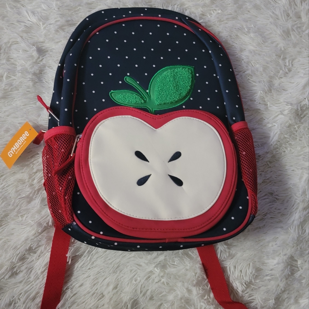 Gymboree Teachers Favorite Apple Theme backpack. School bookbag